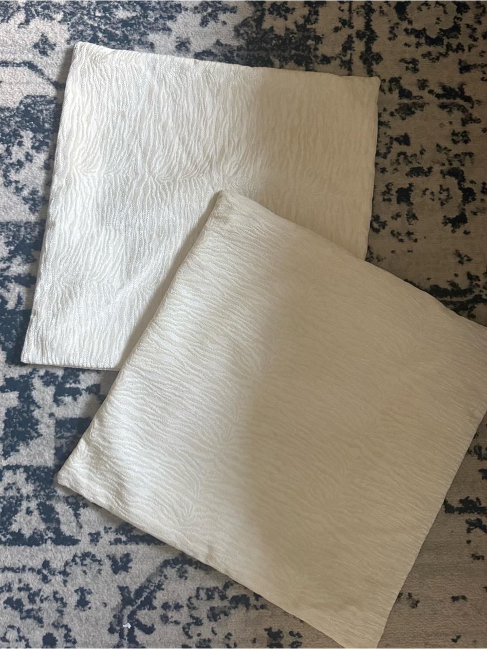 textured cream color pillow covers  20x20